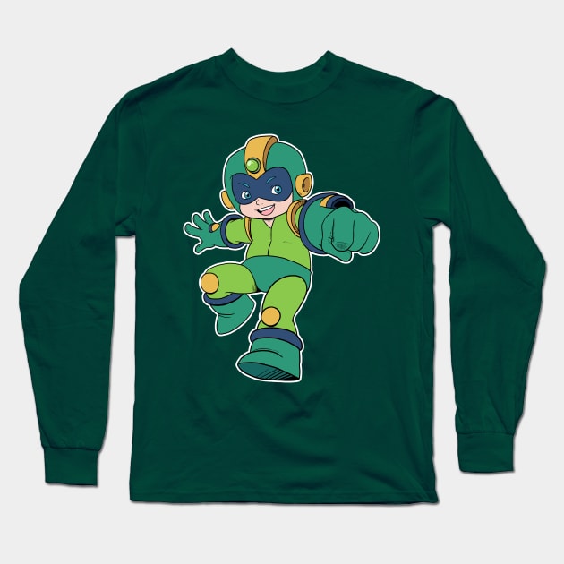 CAPTAIN N MEGA MAN Long Sleeve T-Shirt by IanDimas